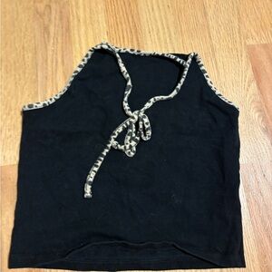Brandy Melville Cheetah Halter top